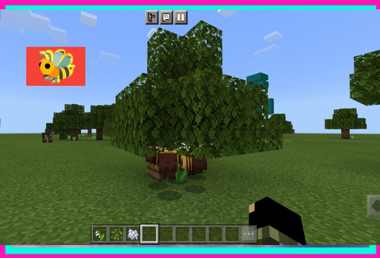 Proof of Bees in Minecraft
