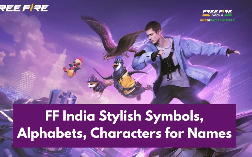 Free Fire India Symbols