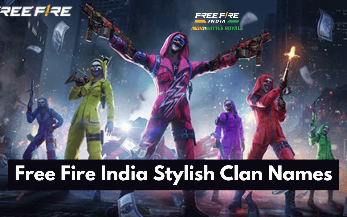 Free Fire India Stylish Guild Names