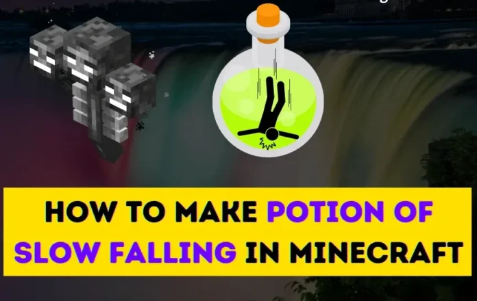 Slow Falling Potion in Minecraft