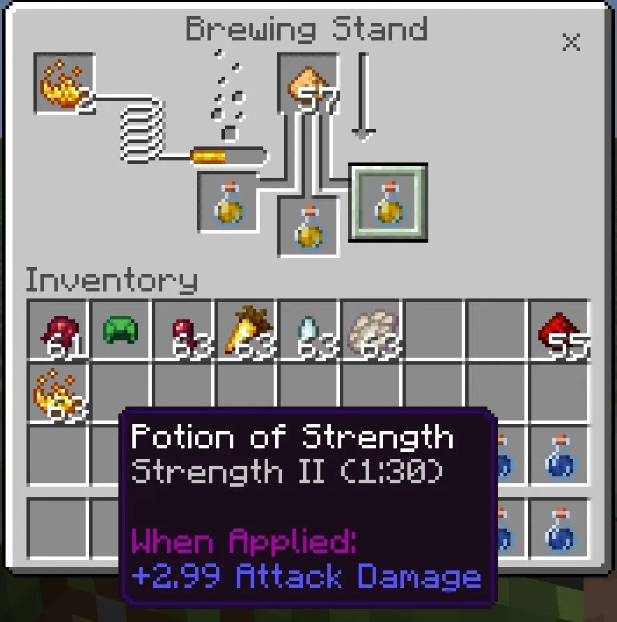 How to Make a Strenght II (2) Potion