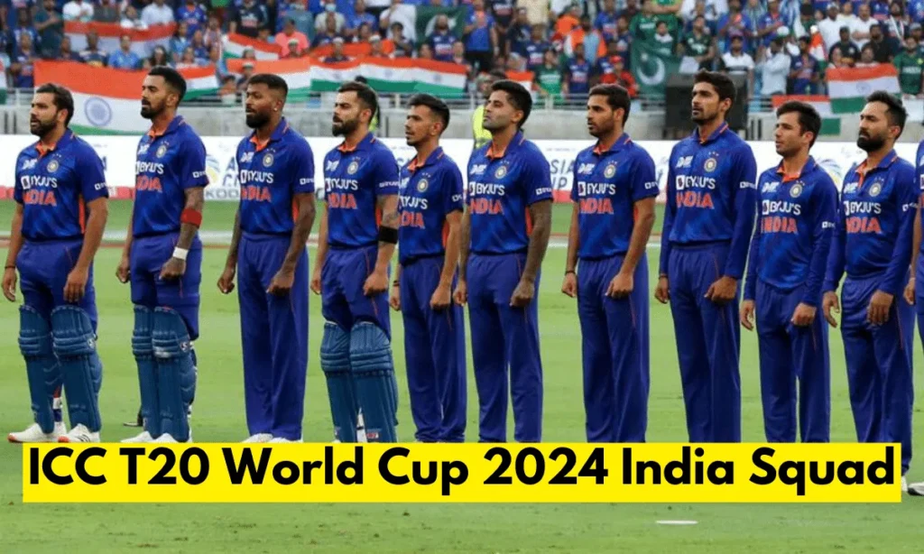 ICC T20 World Cup 2024 India Squad